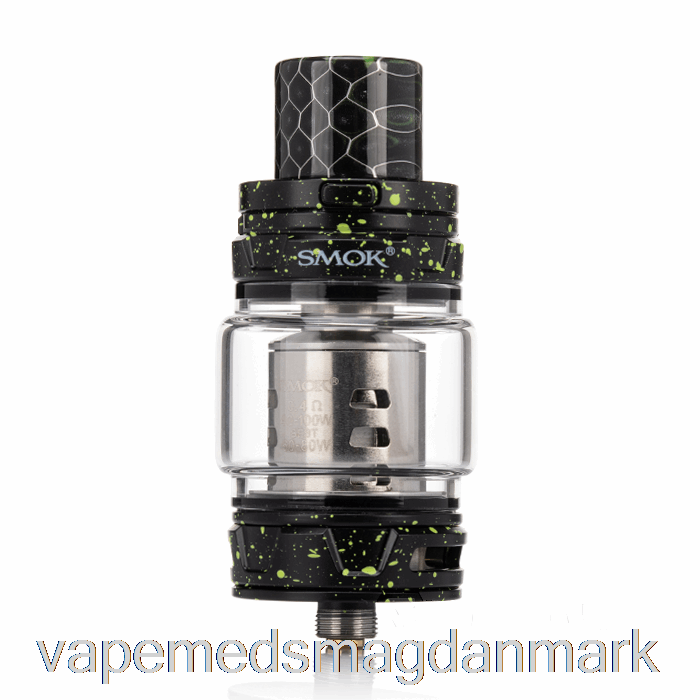 Engangs Vape Danmark Smok Tfv12 Prince Sub-ohm Tank Sort M/ Grøn Spray
